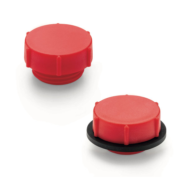 Lot De 2 Embouts/bouchons Pour Tube PVC 40x20mm Avec Filetage M8 - Neufs, Génériques